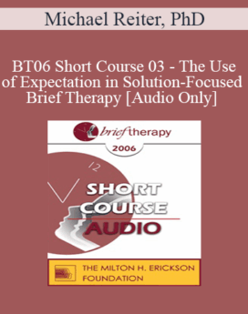 [Audio Only] BT06 Short Course 03 - The Use of Expectation in Solution-Focused Brief Therapy - Michael Reiter, PhD