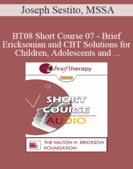 [Audio Only] BT08 Short Course 07 - Brief Ericksonian and CBT Solutions for Children, Adolescents and the Troubled Child in You - Joseph Sestito, MSSA